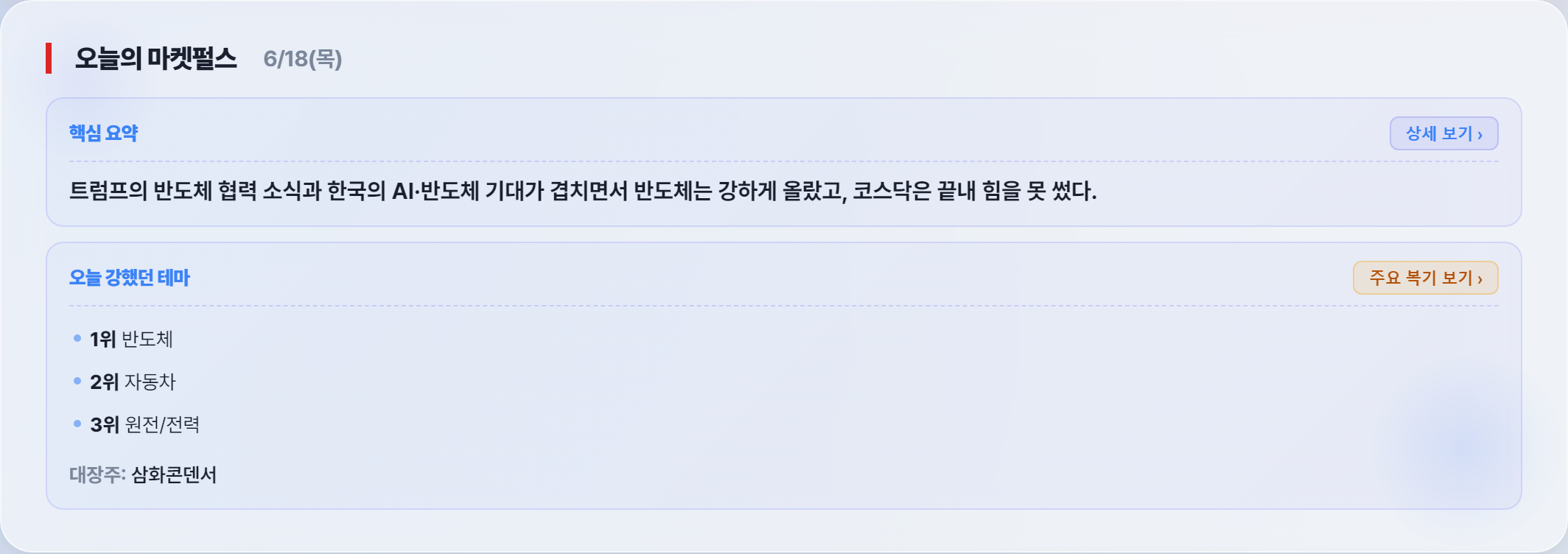 장후 리포트
