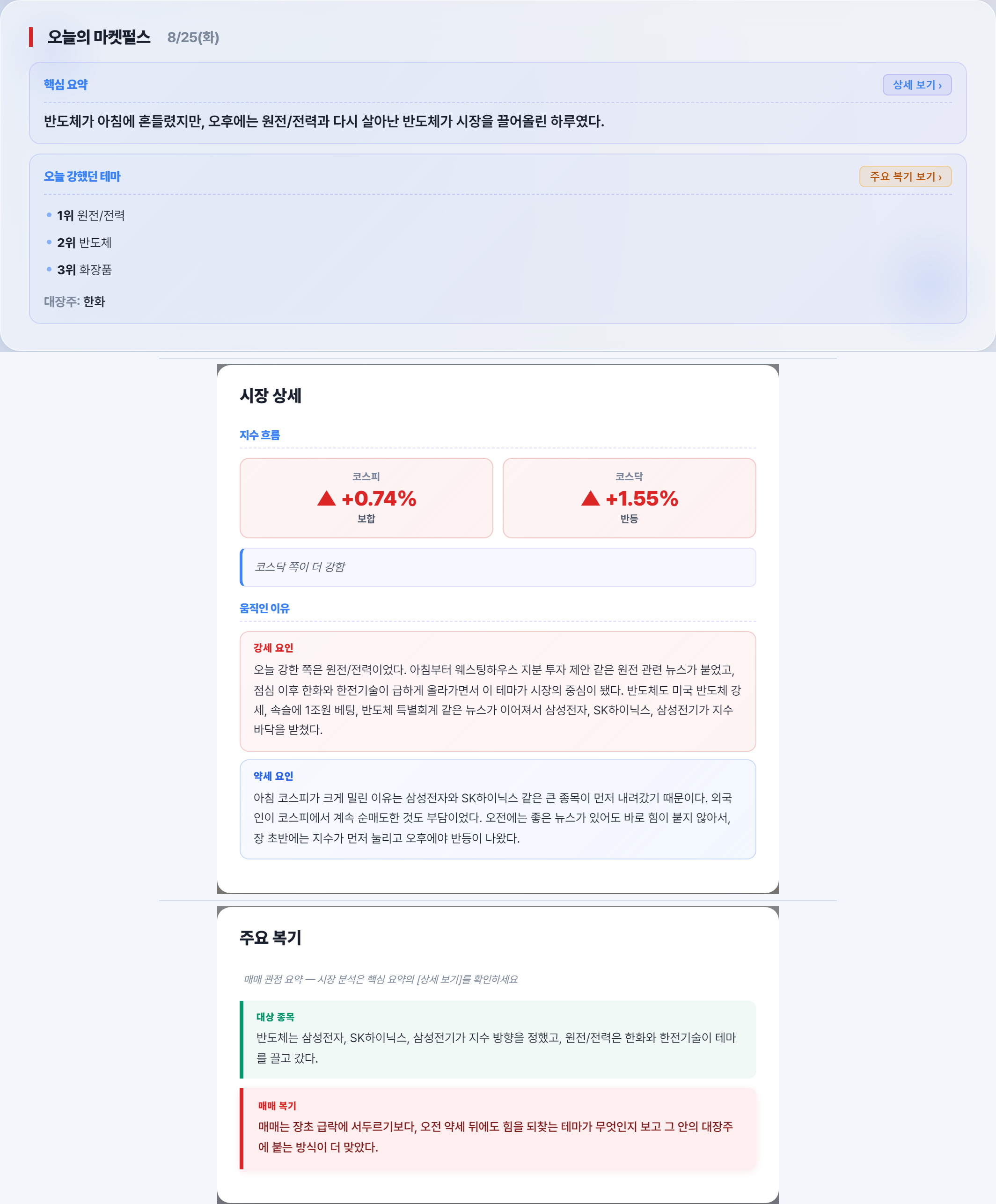 장후 리포트