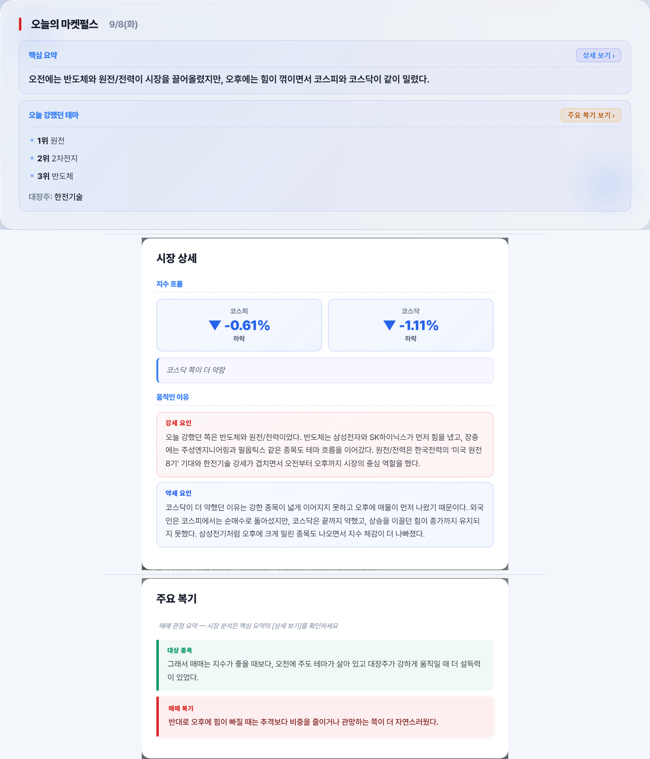 장후 리포트